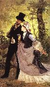 Ernest Duez Honeymoon USA oil painting reproduction